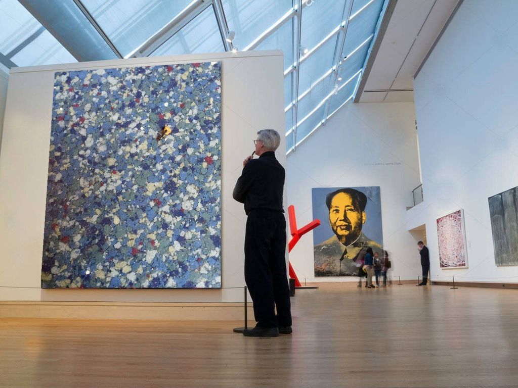 Ant with Cheeto hangs in museum