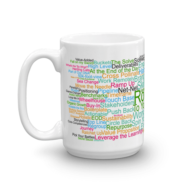 Funny Mug: Morning Buzzword Collection, Robust