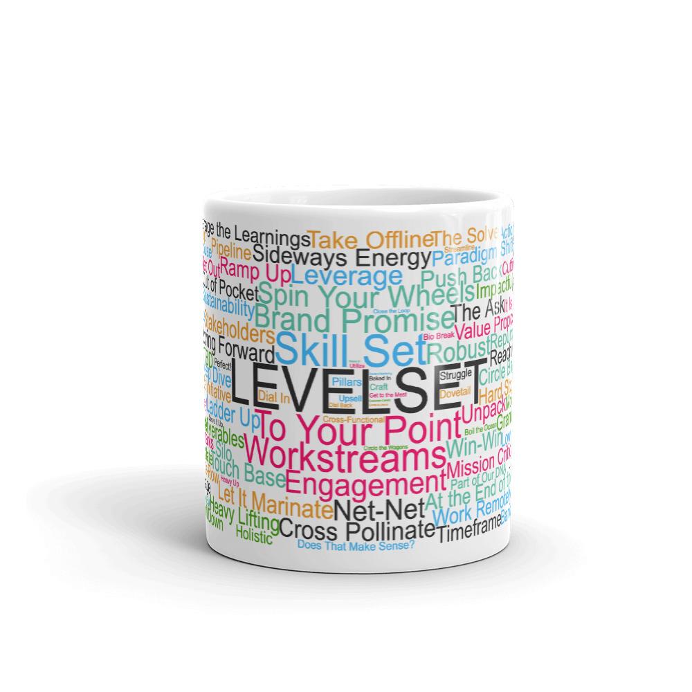 Ten Ton Titmouse Morning Buzzword Word Cloud Mugs