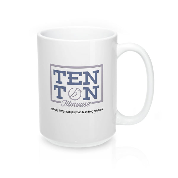 Ten Ton Titmouse Logo Mug with Tag Line