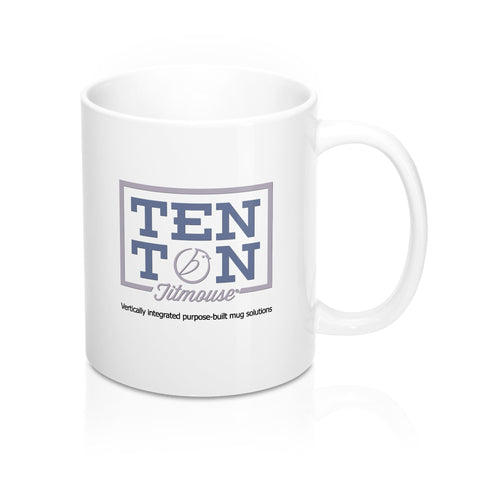 Ten Ton Titmouse Logo Mug with Tag Line