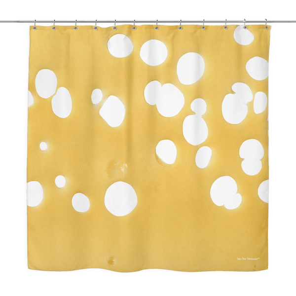 Swiss Cheese Shower Curtain