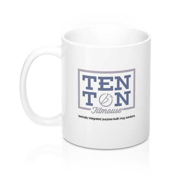 Ten Ton Titmouse Logo Mug with Tag Line