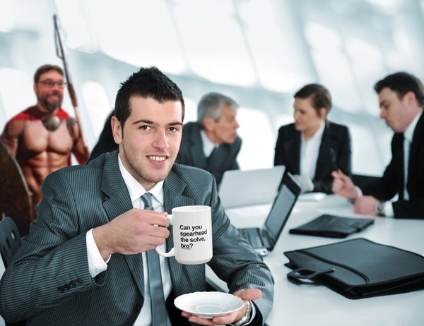 funny office mug: Can you spearhead the solve, bro