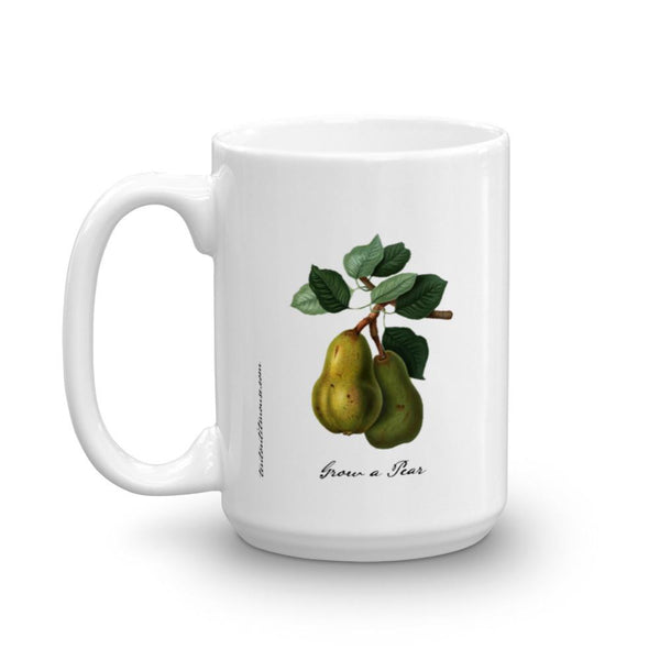 Funny coffee mug: Grow a Pear