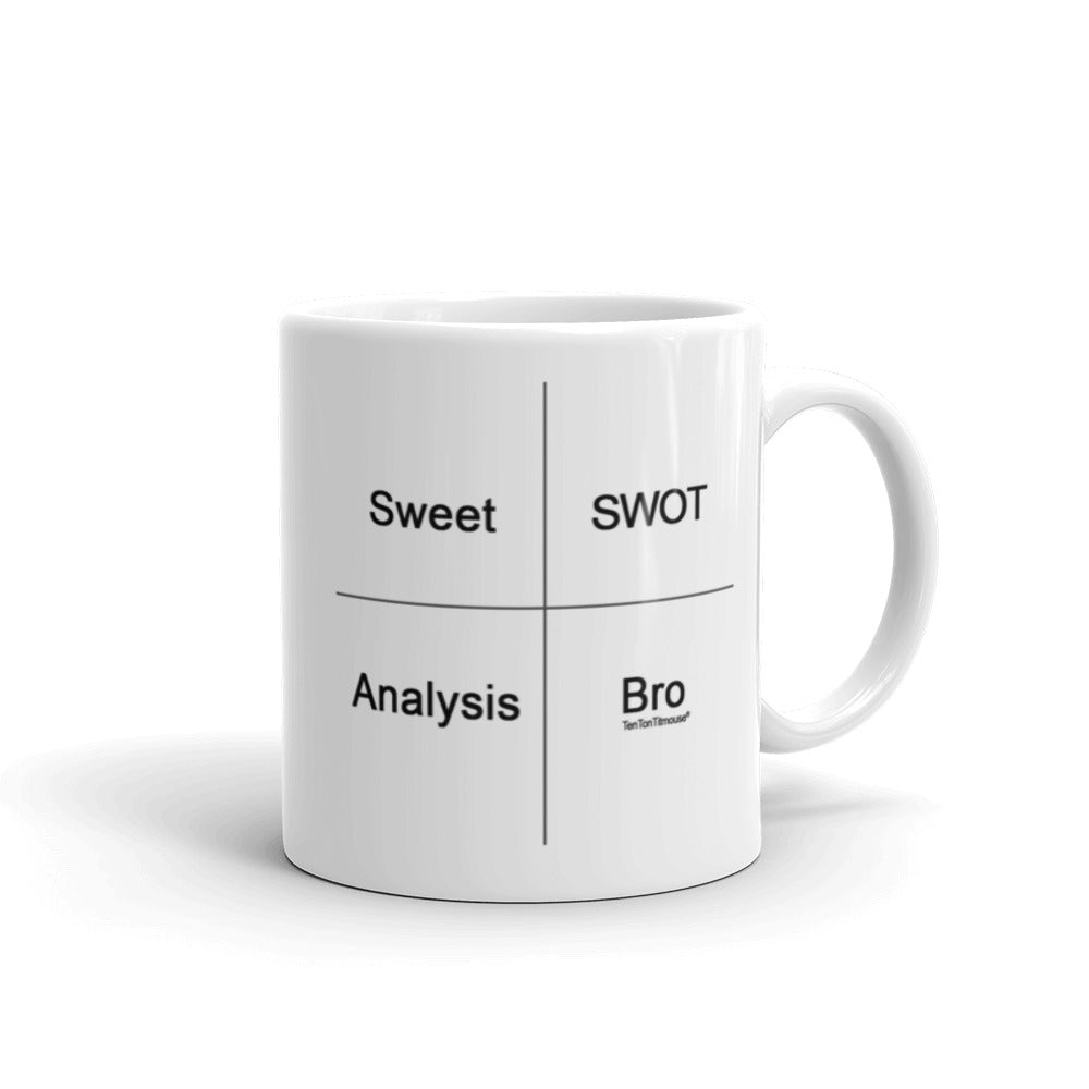 Funny Office Mug: Sweet SWOT analysis, bro