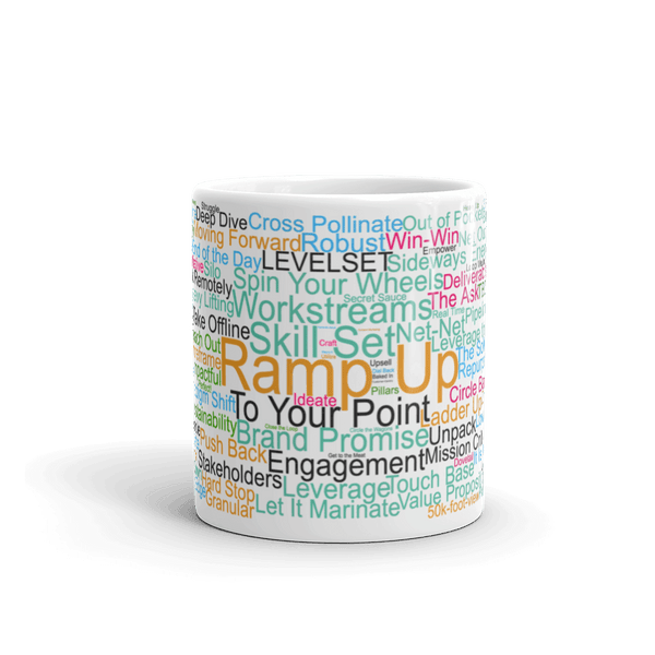 Funny Mug: Morning Buzzword Collection, Ramp Up