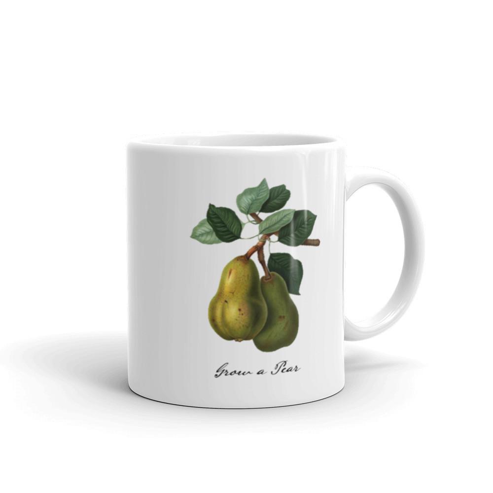 Funny coffee mug: Grow a Pear