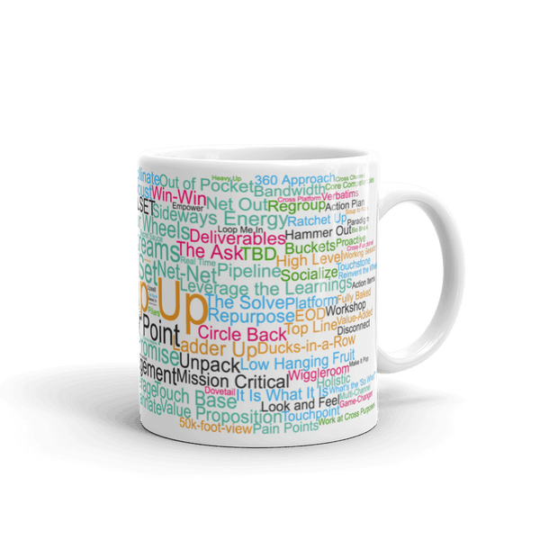 Funny Mug: Morning Buzzword Collection, Ramp Up