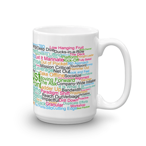 Funny Mug: Morning Buzzword Collection, Robust