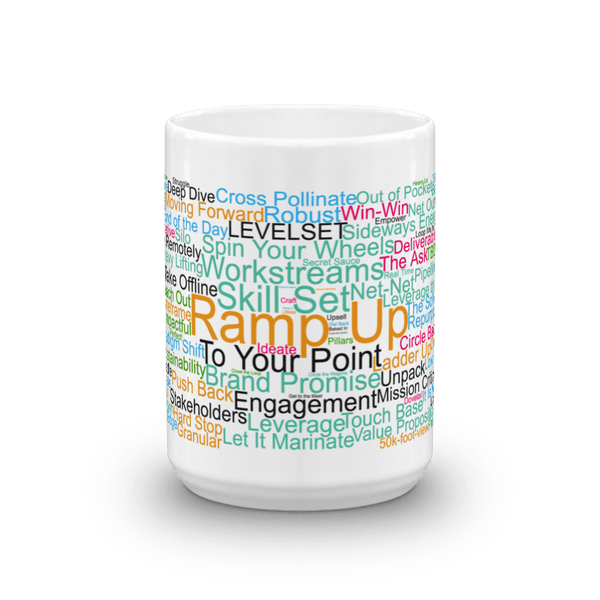 Funny Mug: Morning Buzzword Collection, Ramp Up