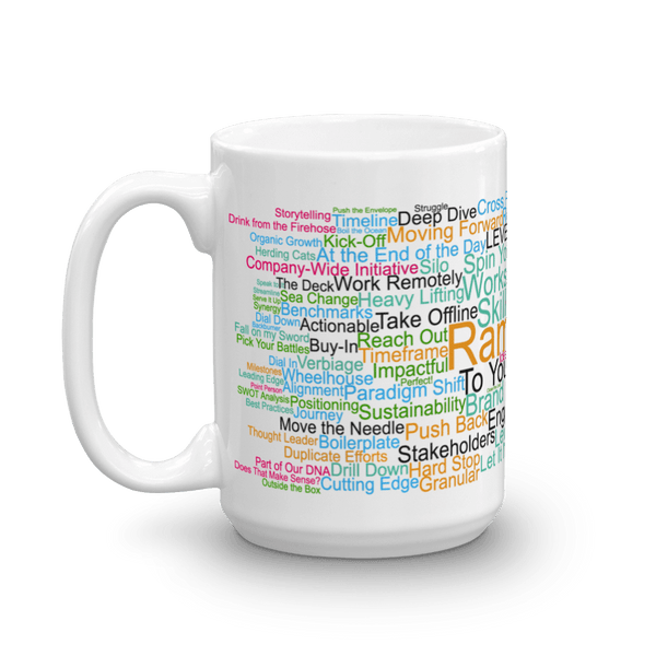 Funny Mug: Morning Buzzword Collection, Ramp Up