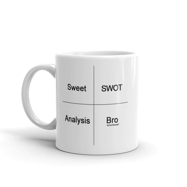 Funny Office Mug: Sweet SWOT analysis, bro