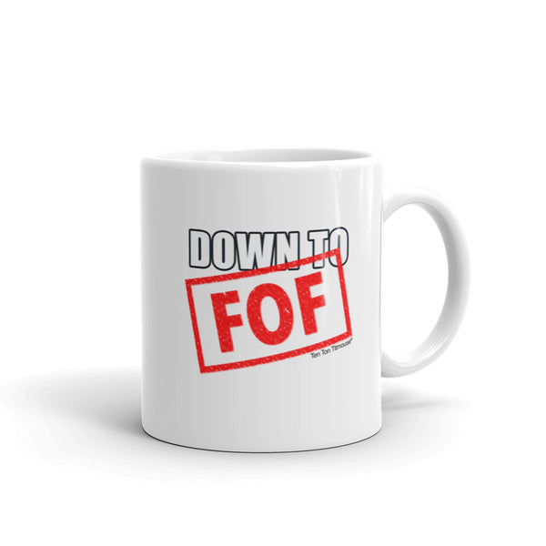 Ten Ton Titmouse, Funny Office Mug, Down to FOF