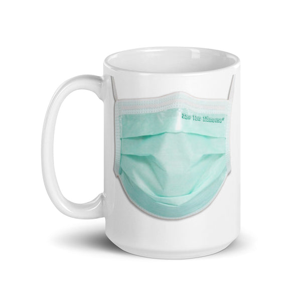 Ten Ton Titmouse Funny Mug - Corona/Covid-19 Mask Mug